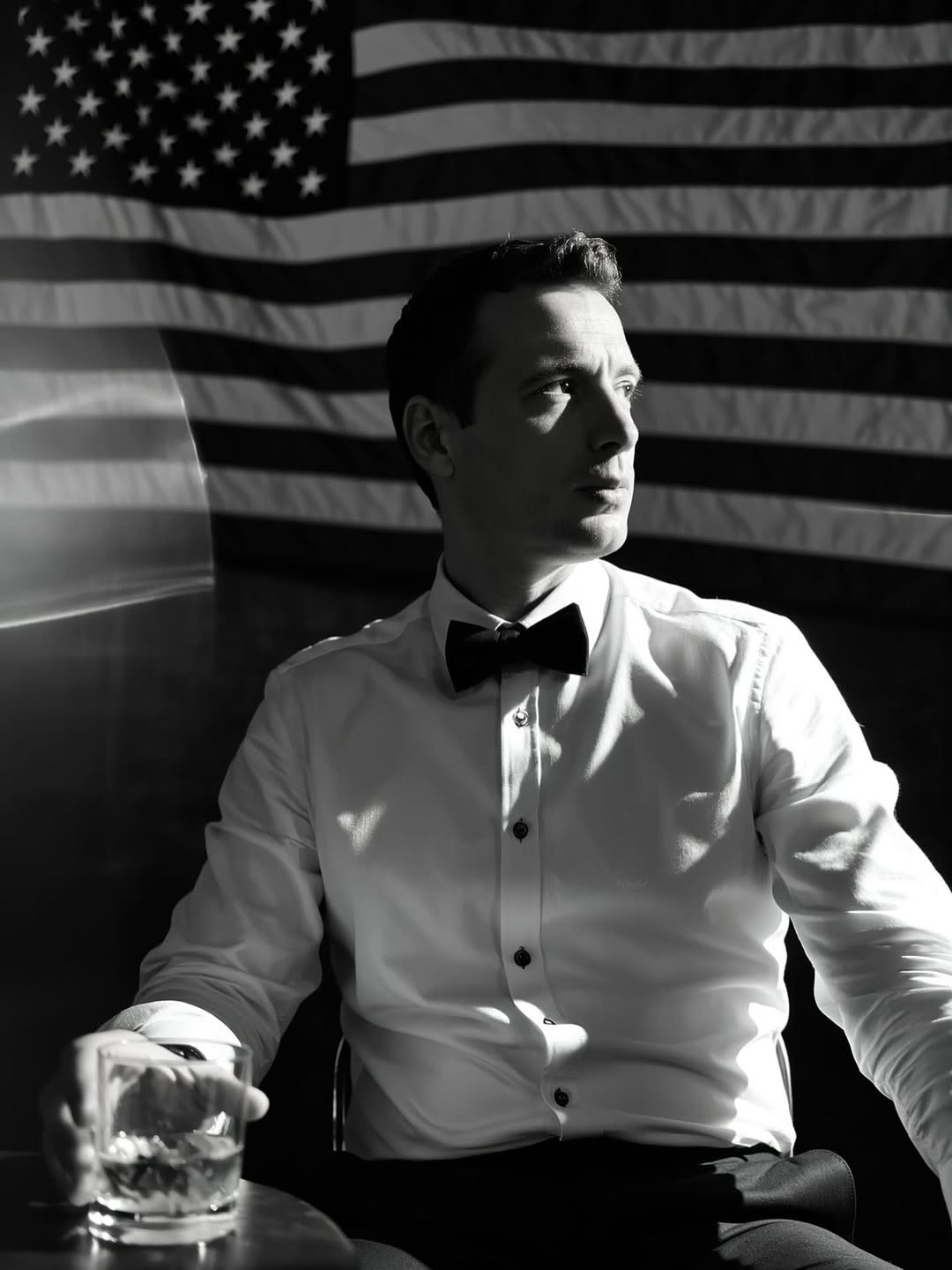 Mikhail in black tie